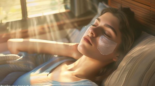 Réveillez-vous rayonnant grâce au masque de nuit visage